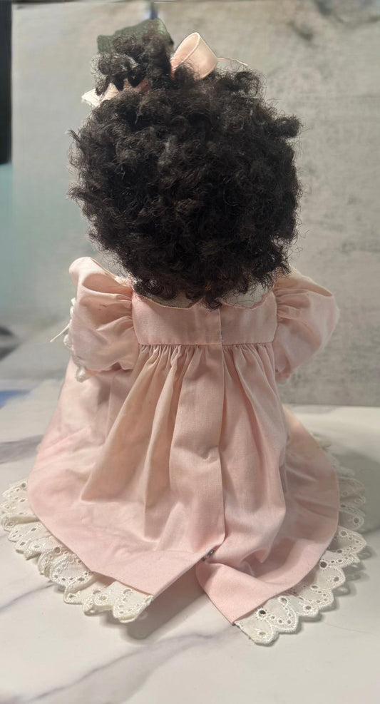 Vintage Ashton Drake “Brianne – Sunday Best” Doll – Lacy Pink Perfection with a Side of Sass