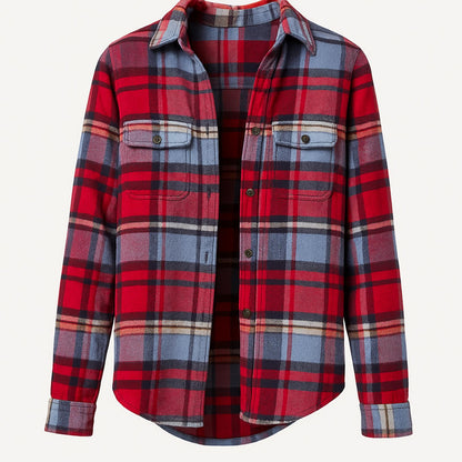 Bud Light “Whatever USA” Upcycled Flannel – American Eagle Women’s Small