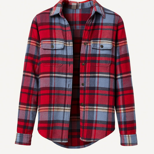 Bud Light “Whatever USA” Upcycled Flannel – American Eagle Women’s Small