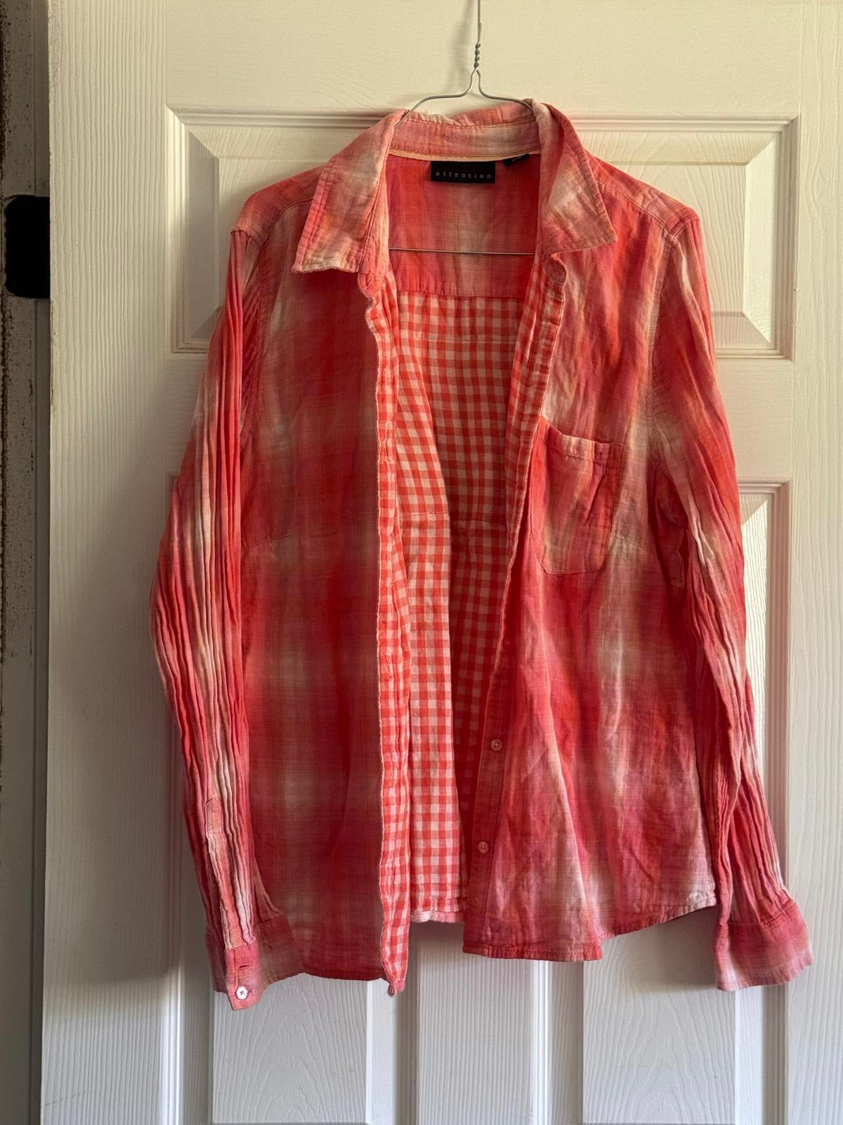 I Am Kenough Upcycled Flannel – Attention Women’s XL | April 25th Flannels