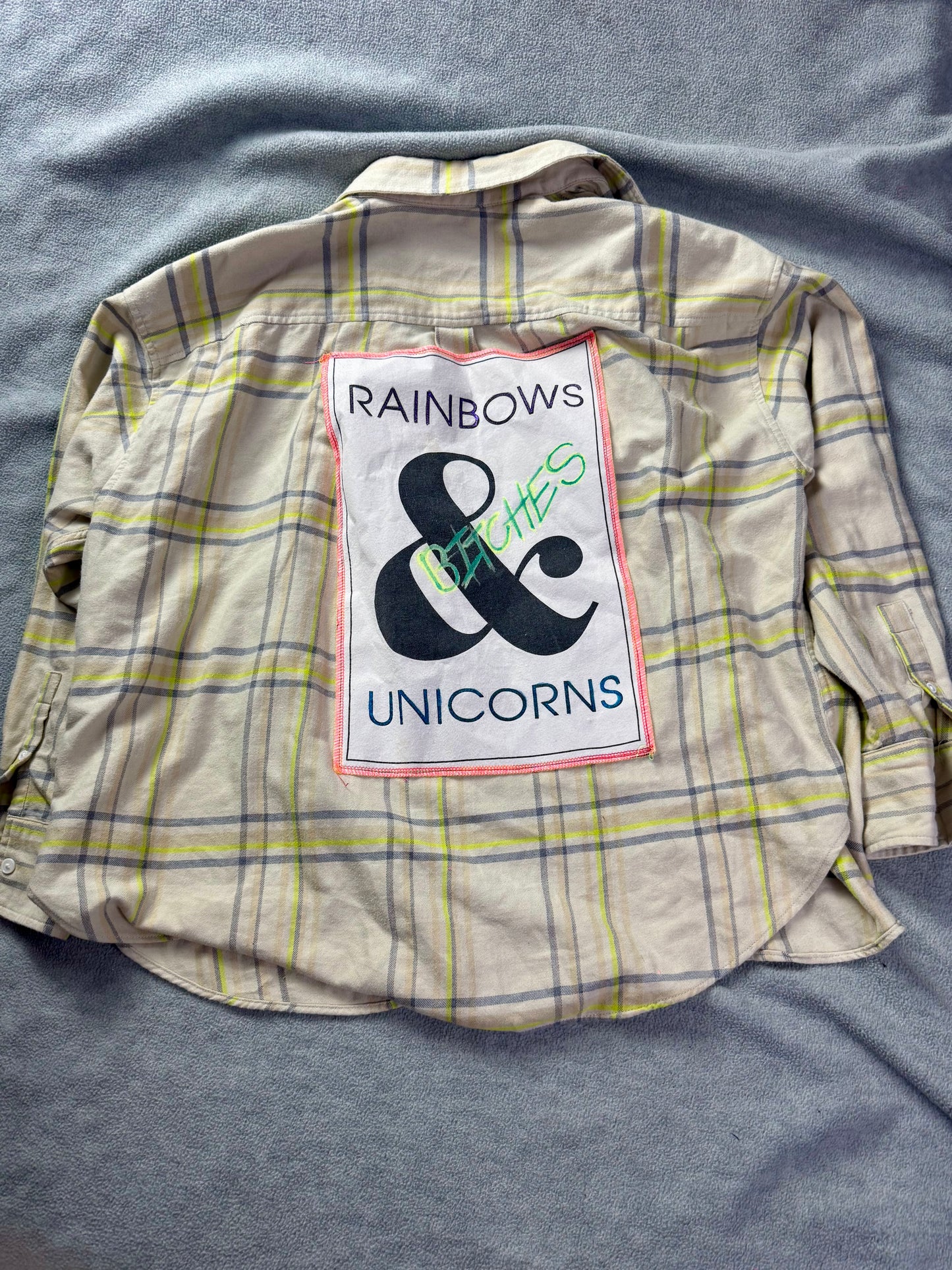 April 25th Flannels Upcycled Levis Lg Punk Grunge Layer