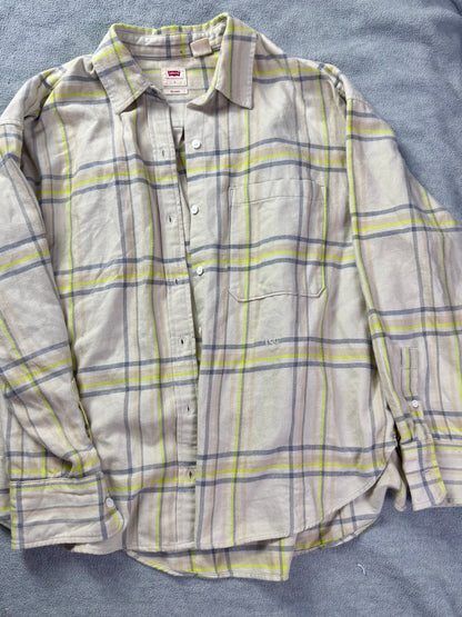 April 25th Flannels Upcycled Levis Lg Punk Grunge Layer