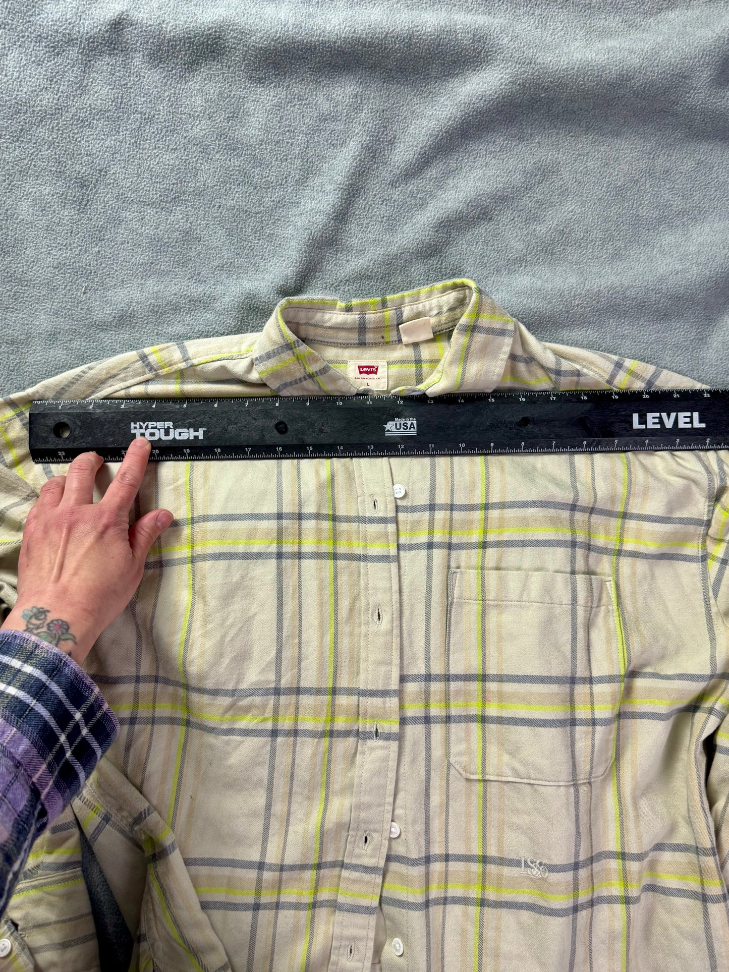 April 25th Flannels Upcycled Levis Lg Punk Grunge Layer