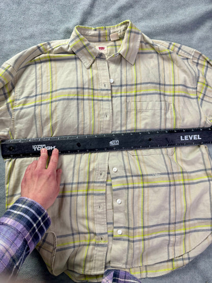 April 25th Flannels Upcycled Levis Lg Punk Grunge Layer