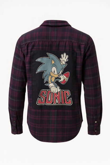 Sonic the Hedgehog Upcycle – APT.9 Men’s XXL | April 25th Flannels | Retro Gamer