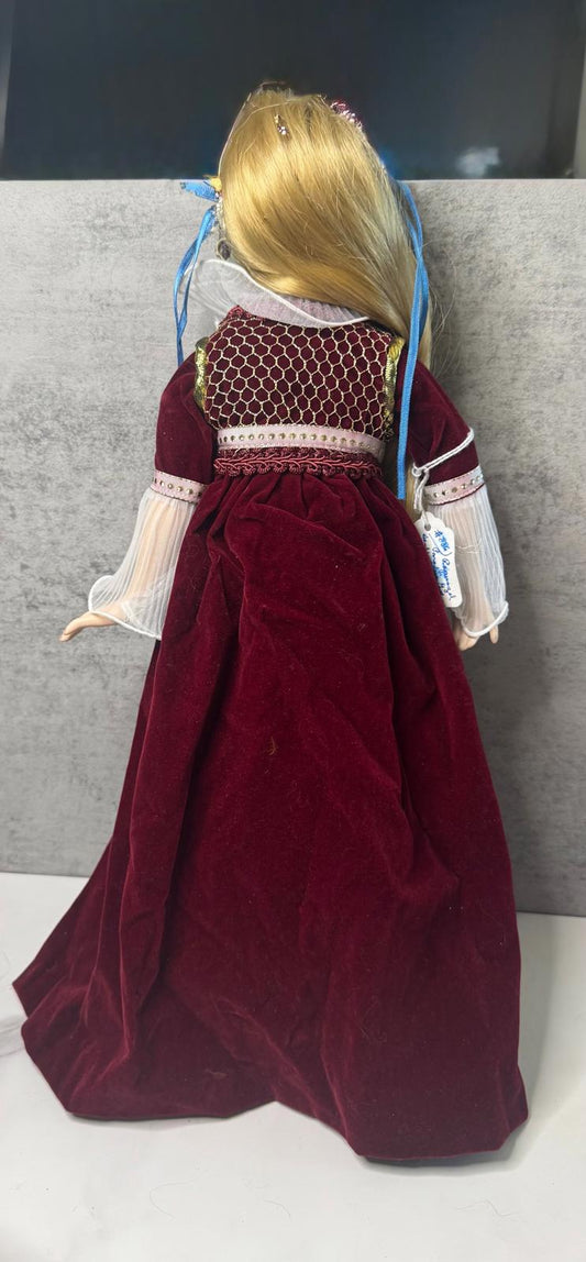 Vintage Ashton Drake Rapunzel – Princess Collection Porcelain Doll with Original Gown