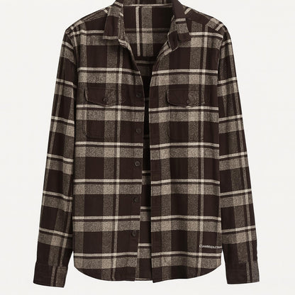 Keep Gettin’ Lucky Skull Calvin Klein Medium Upcycled Plaid April 25th Flannels