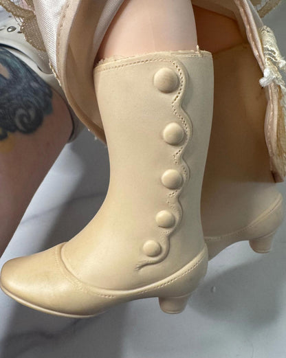 Vintage Furga Italian Made 18” Sleepy Eye Doll – Victorian Lace Outfit u0026 Hat